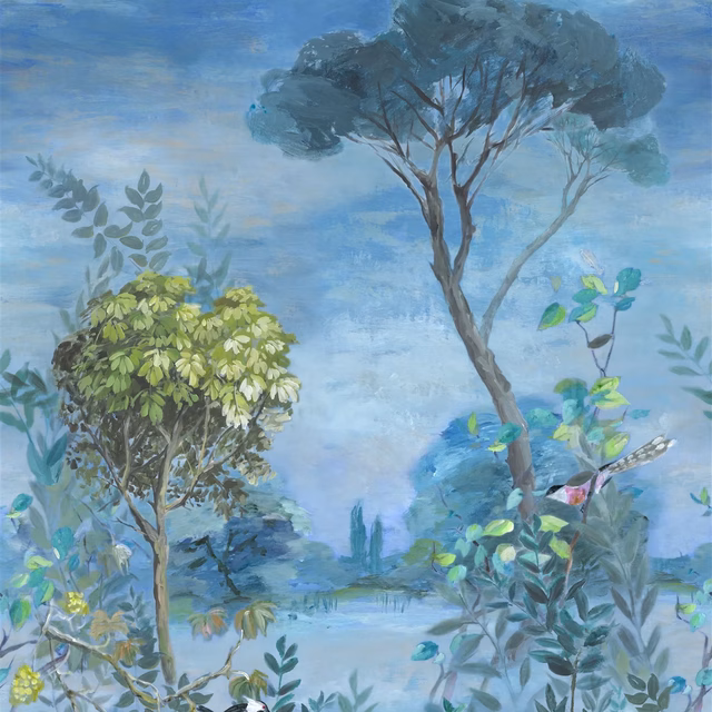 Giardino Segreto Scene 1 Delft fabric