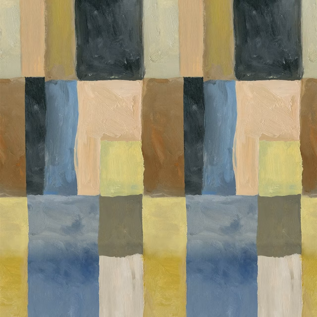 Otto Mosaic Dusk fabric
