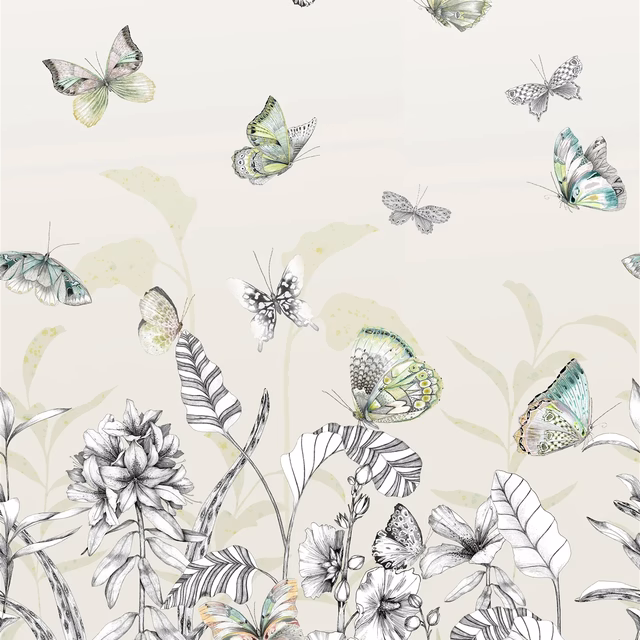 Papillons Birch fabric