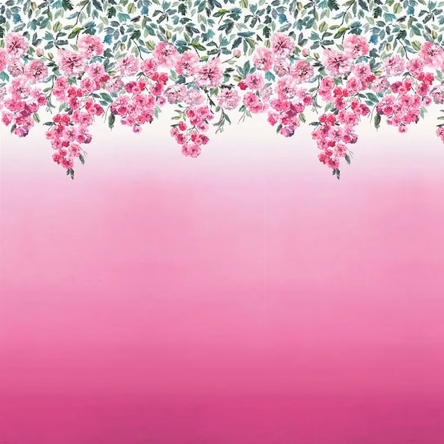 Trailing Rose Peony fabric