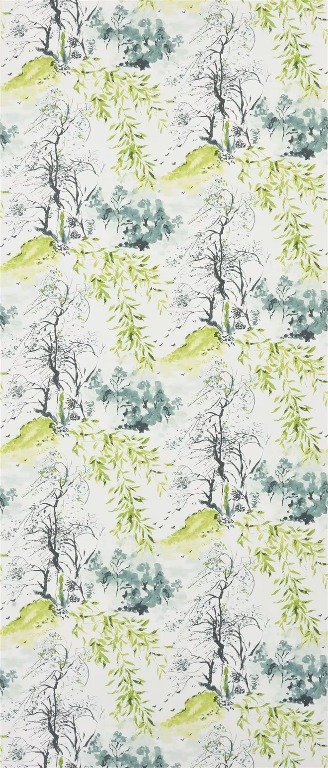 Winter Palace Lime fabric