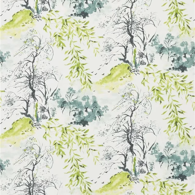 Winter Palace Lime fabric
