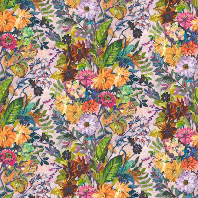 Glynde Coral fabric