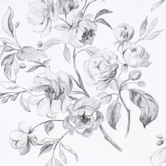Watelet Black And White fabric