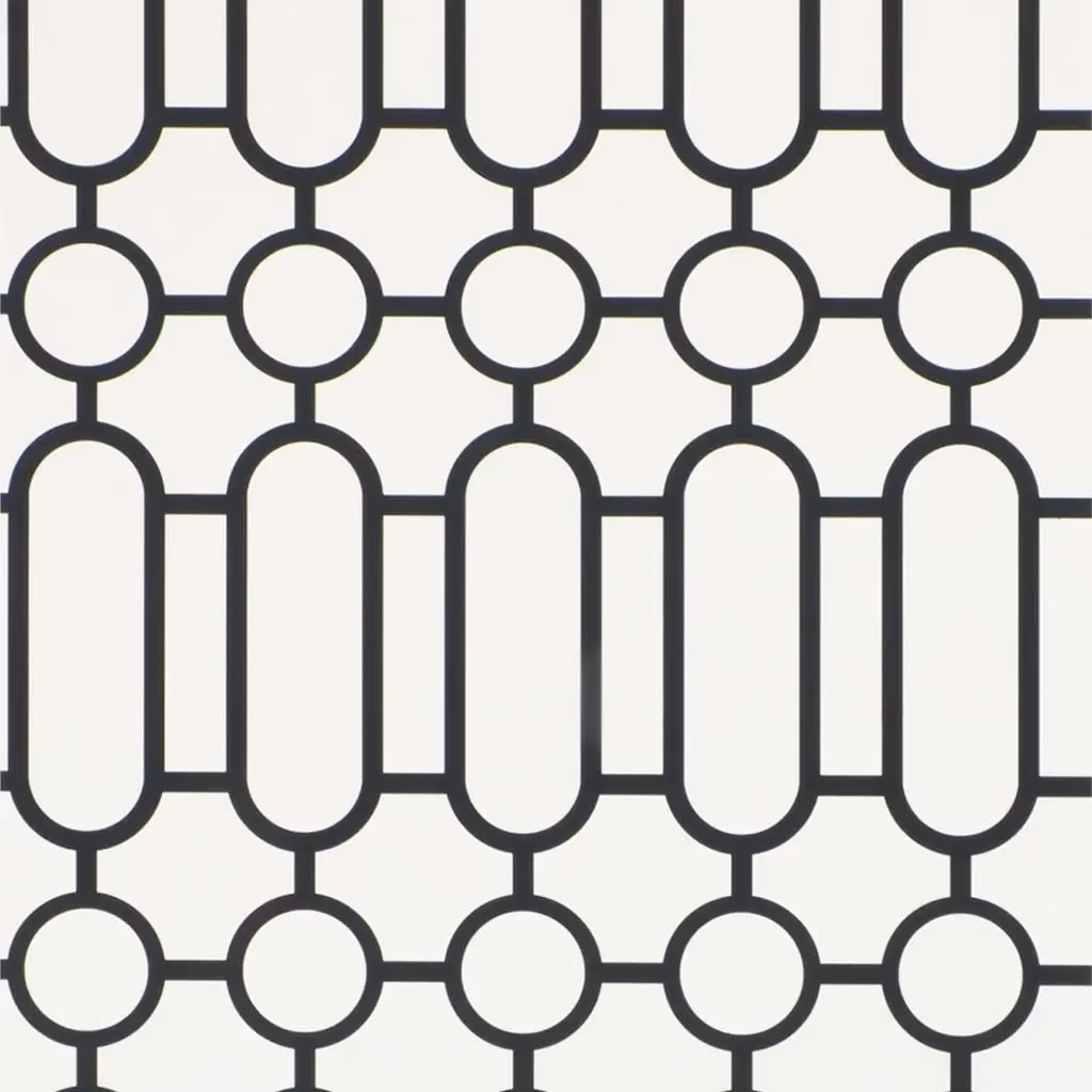 Porden Black And White fabric