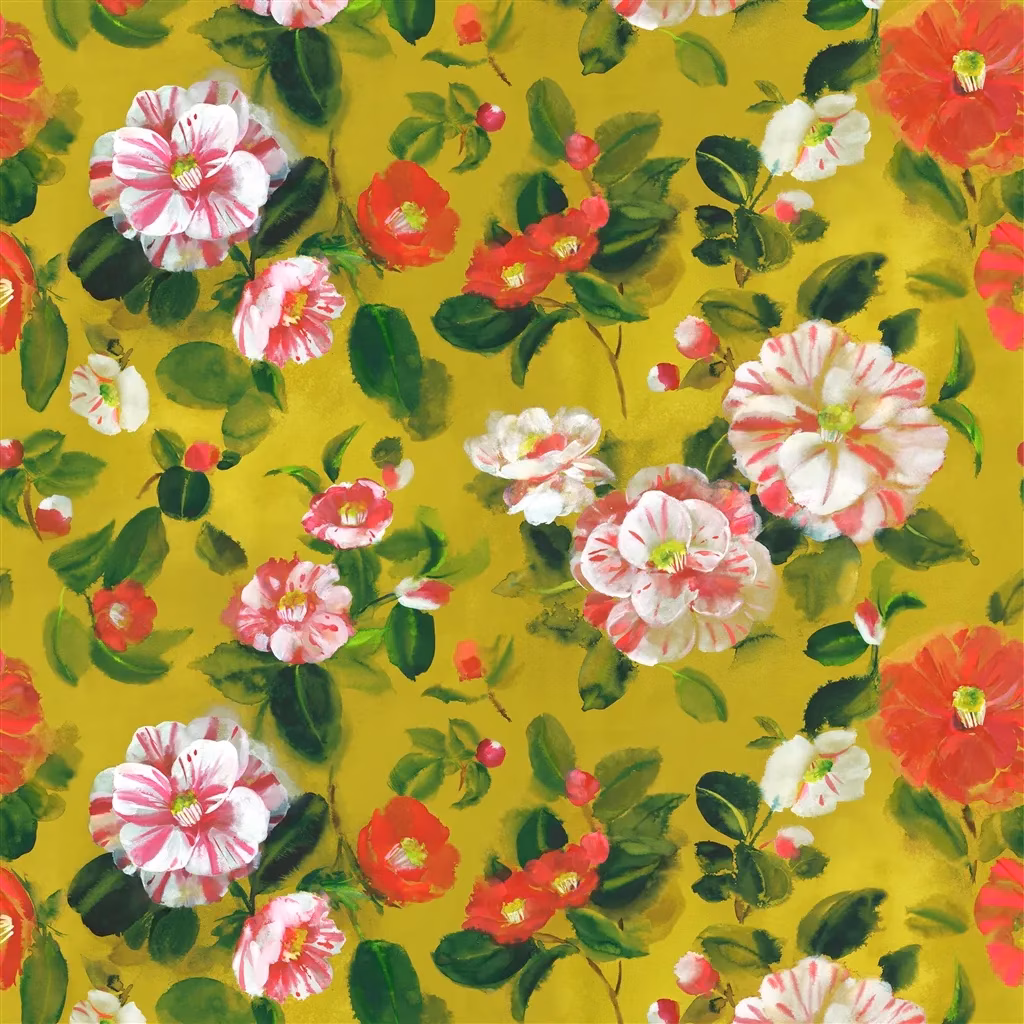 Camelia Velours- Mimosa fabric