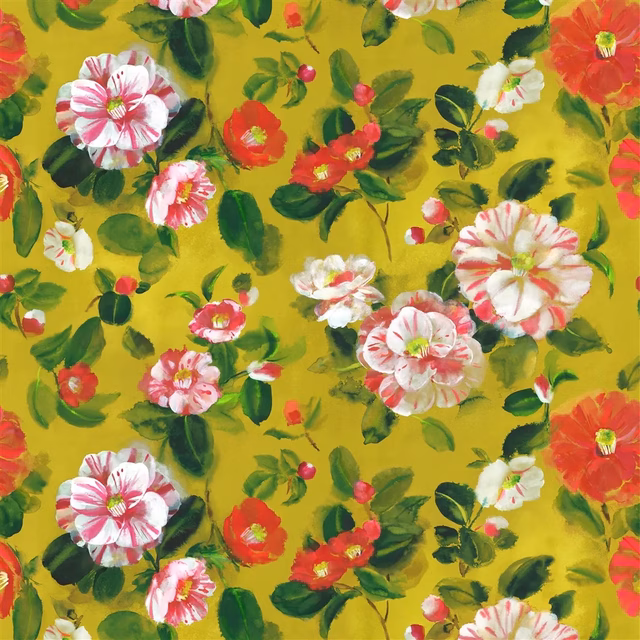 Camelia Velours- Mimosa fabric