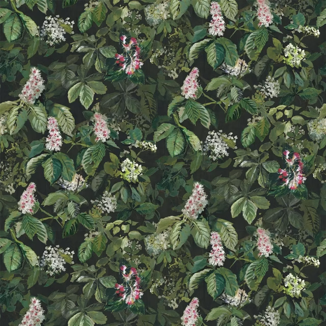 Pasqueflower Olive fabric