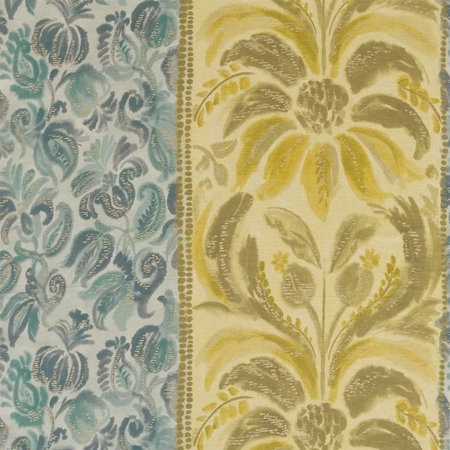 Angelique Damask Jade fabric