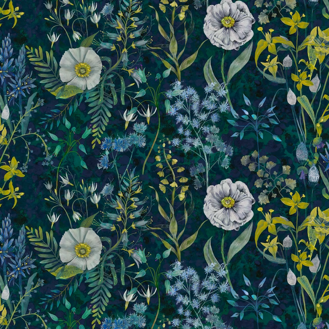 Fritillaria Malachite fabric
