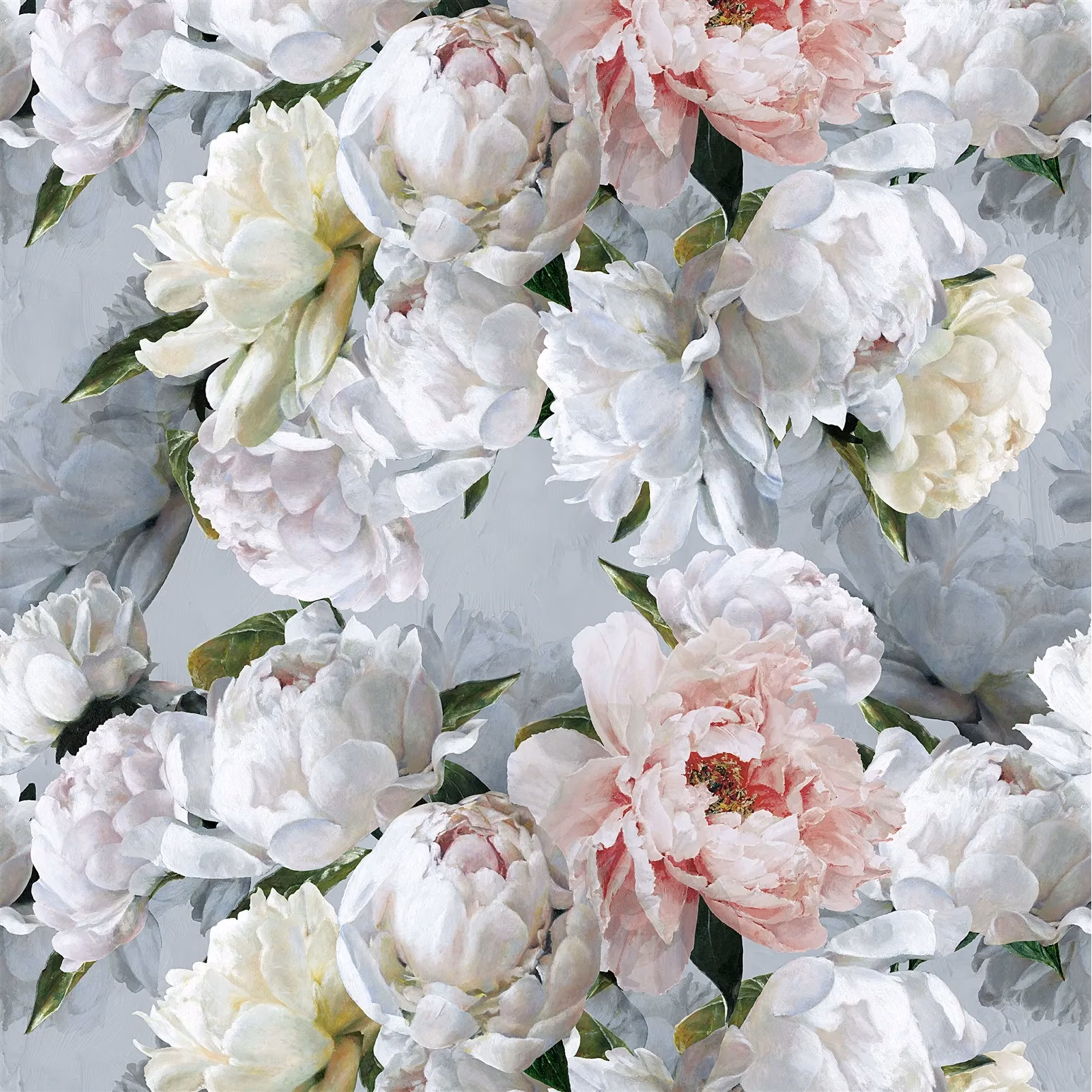Peonia Grande Zinc fabric