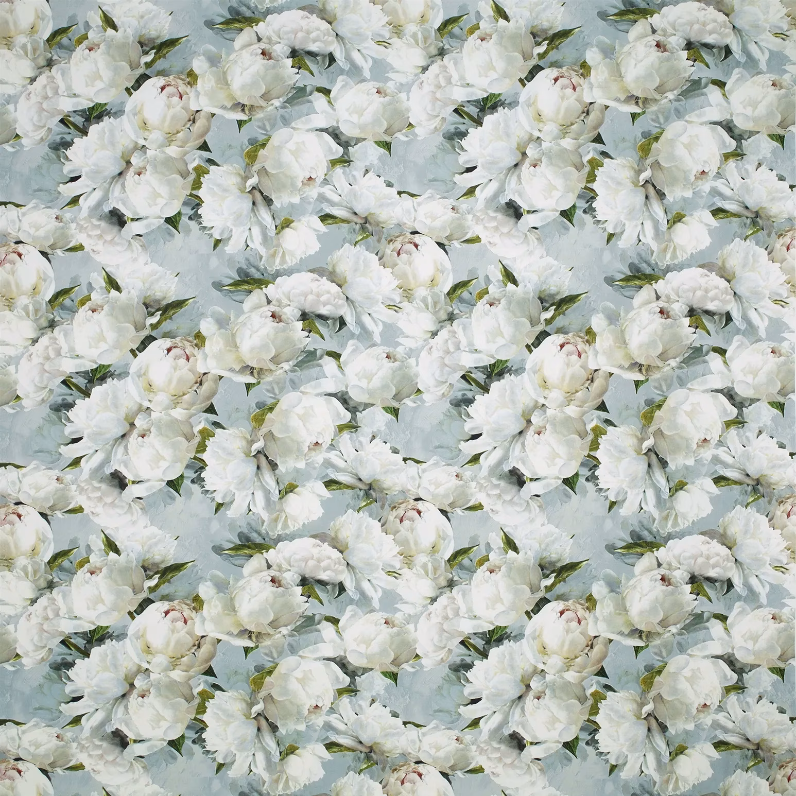 Peonia Lino Zinc fabric