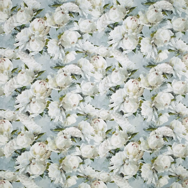 Peonia Lino Zinc fabric