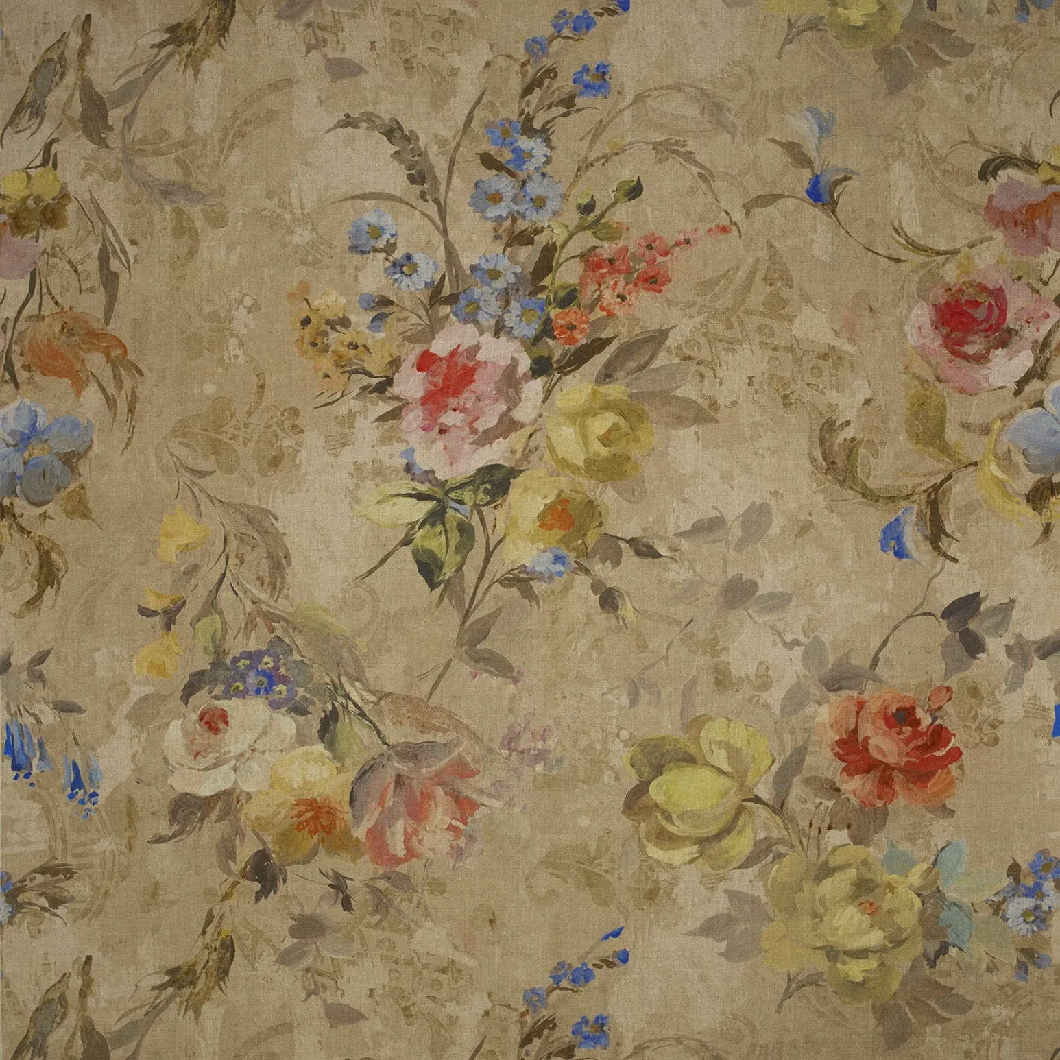 Veronese Naturale Ochre fabric