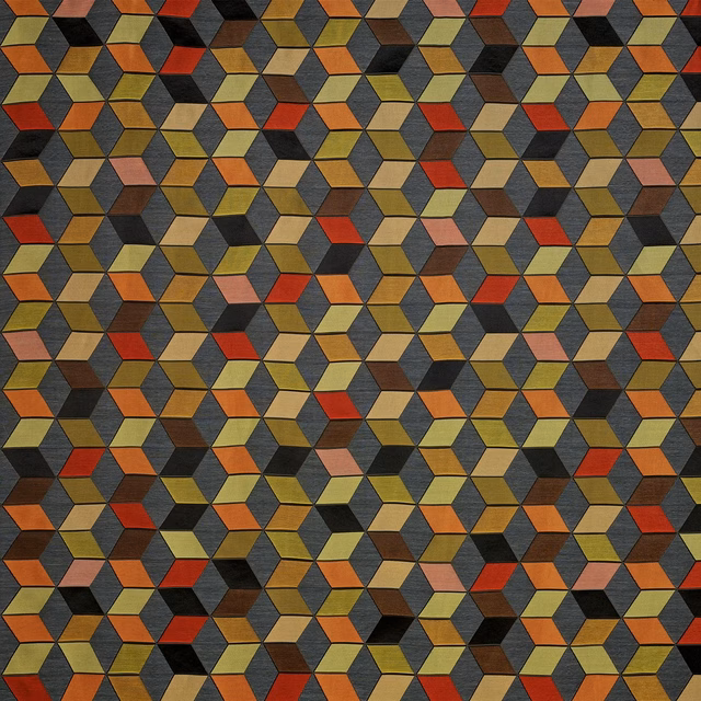 Baluchar Saffron fabric