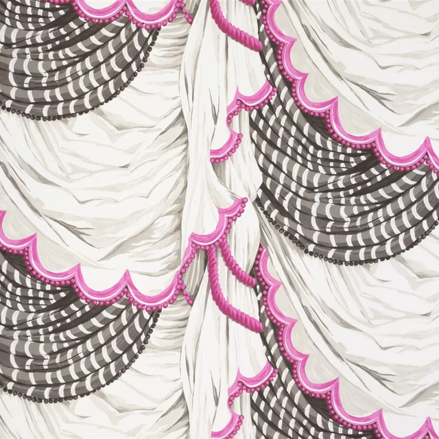 Chiaroscuro Fuchsia fabric