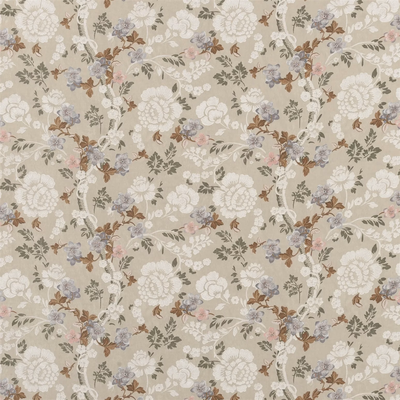 Eagle House Damask Limestone fabric