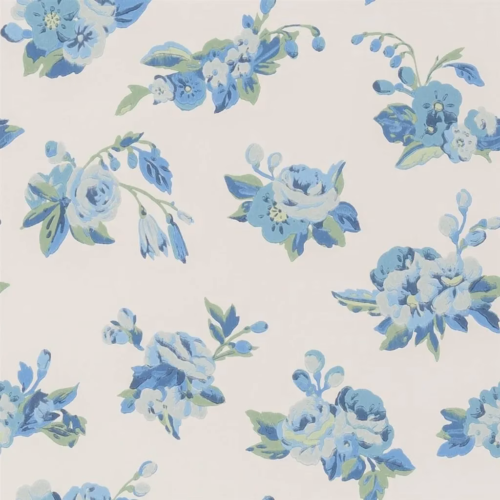 Craven Street Flower Delft fabric