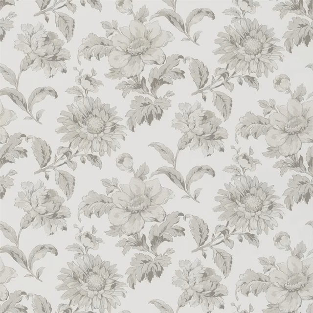 English Garden Floral Birch fabric