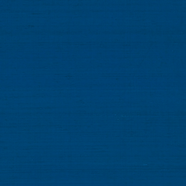 Deep peacock-blue plain weave with subtle horizontal striations in close-up