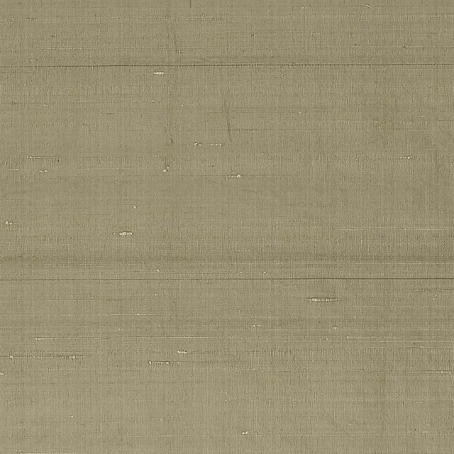 Close-up of muted tan-khaki fabric with fine slubbed horizontal weave