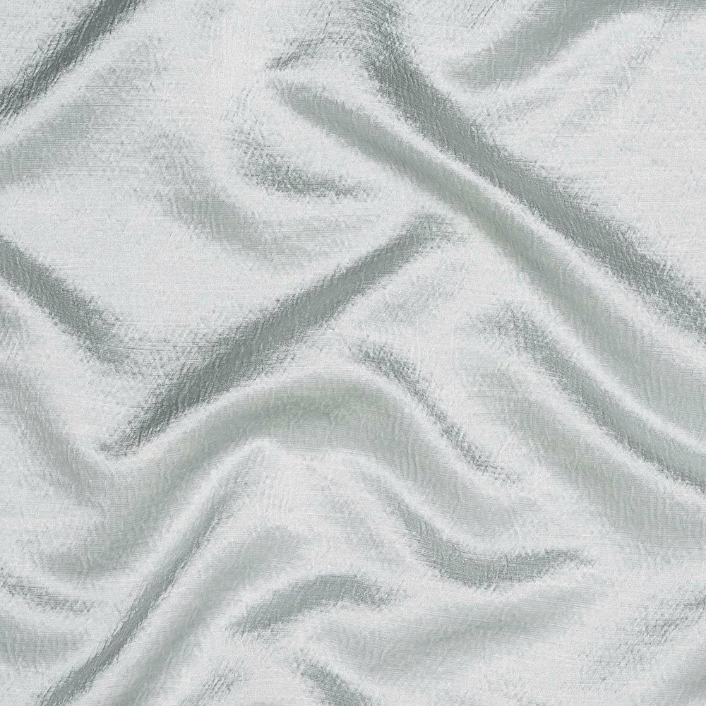 Pale eggshell fabric with a soft woven texture and gentle sheen, draped in folds
