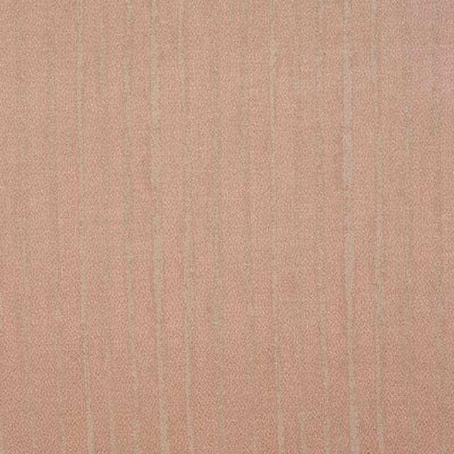 Soft blush pink fabric swatch with fine vertical striations and a matte woven texture