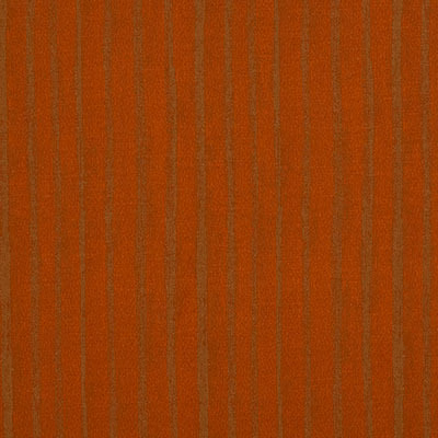 Bronze orange vertically striped woven fabric with fine darker pinstripes