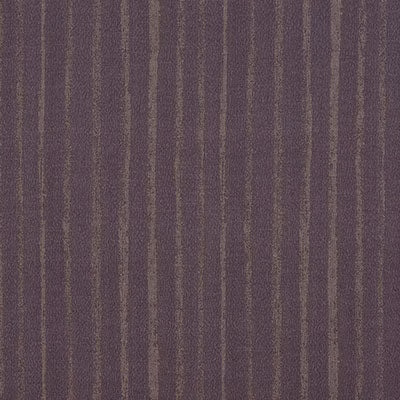 Muted mauve plum vertical stripe fabric with a fine woven texture