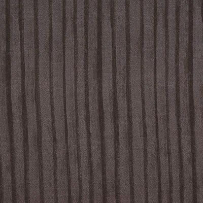 Smoky pewter grey striped fabric swatch with fine vertical rib texture