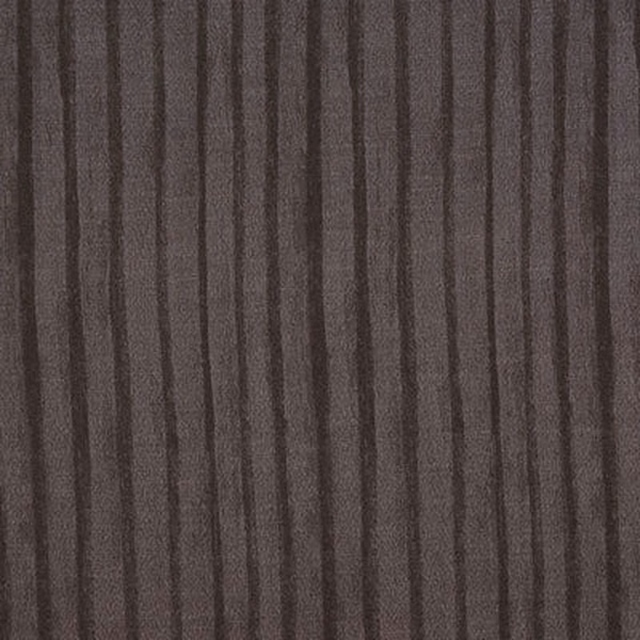 Smoky pewter grey striped fabric swatch with fine vertical rib texture