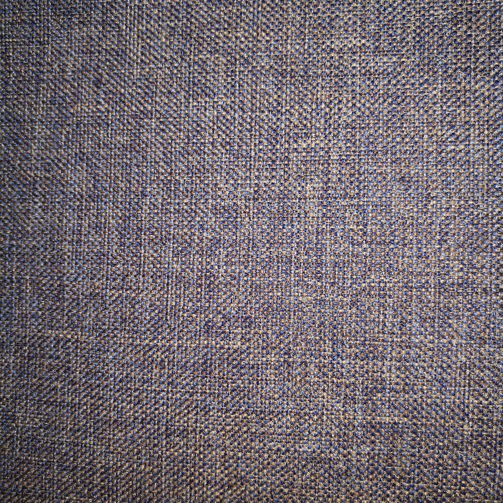 Close-up of a fine blue-grey woven fabric with speckled texture
