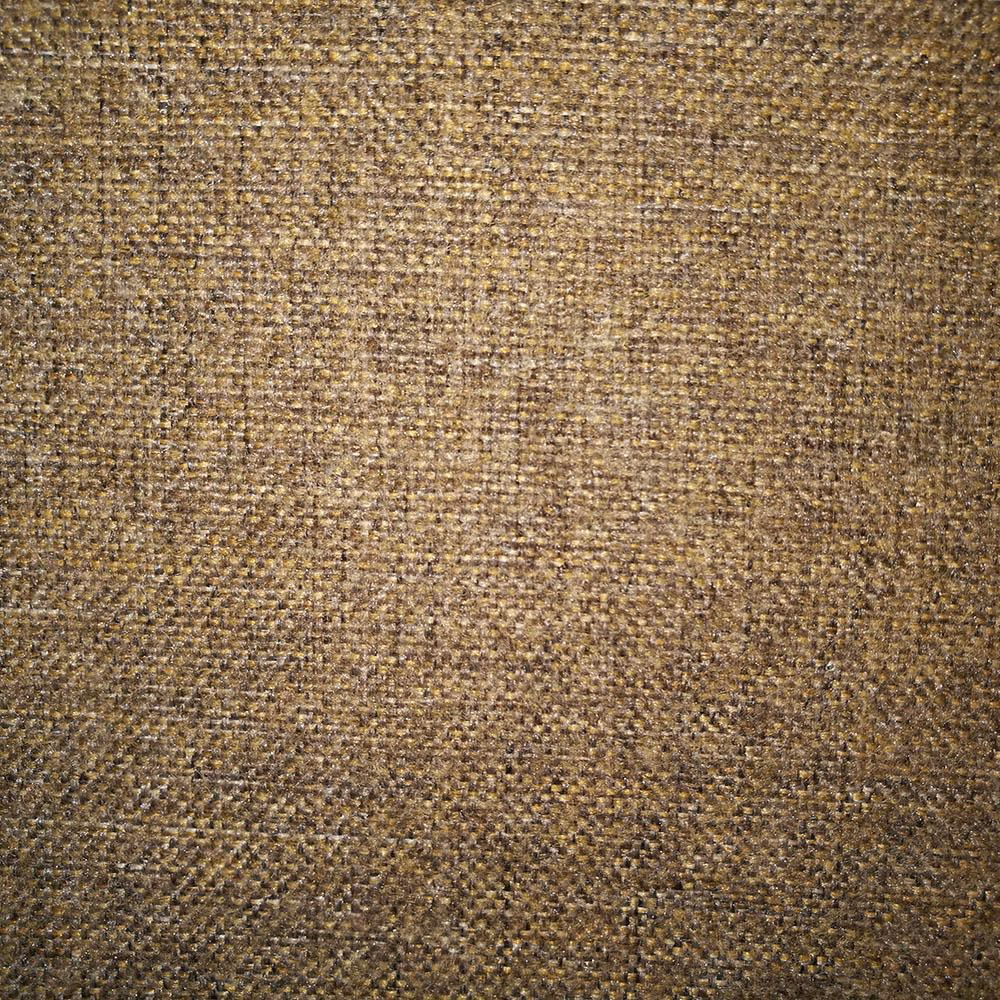 Close-up of warm praline beige woven fabric with fine tonal flecks