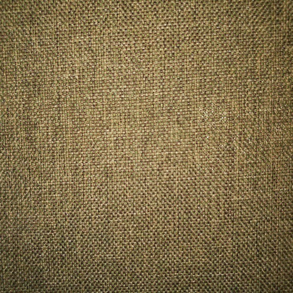Close-up of muted sage green plain-woven fabric with fine textured weave