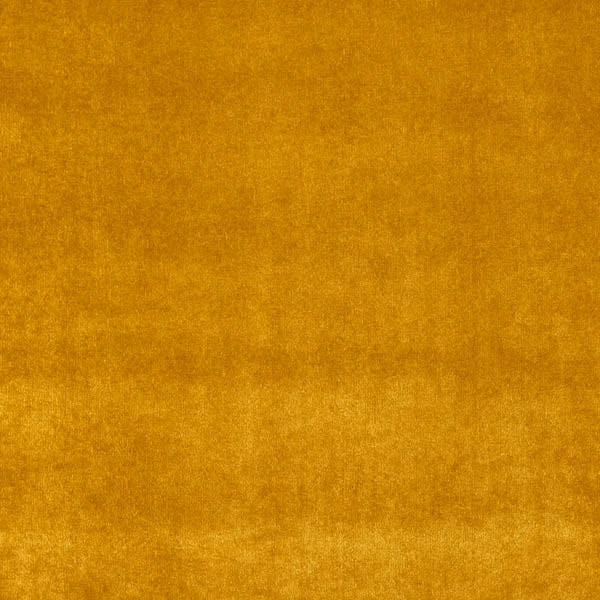 Warm ochre gold plain fabric with a soft brushed texture