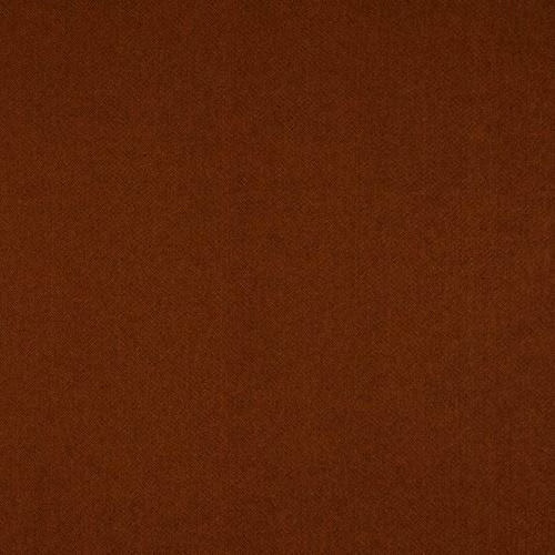 Deep cinnamon-brown woven fabric swatch with a fine, even texture