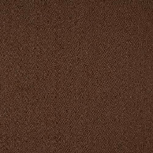 Close-up of deep cocoa brown animal-pattern fabric with a fine woven texture