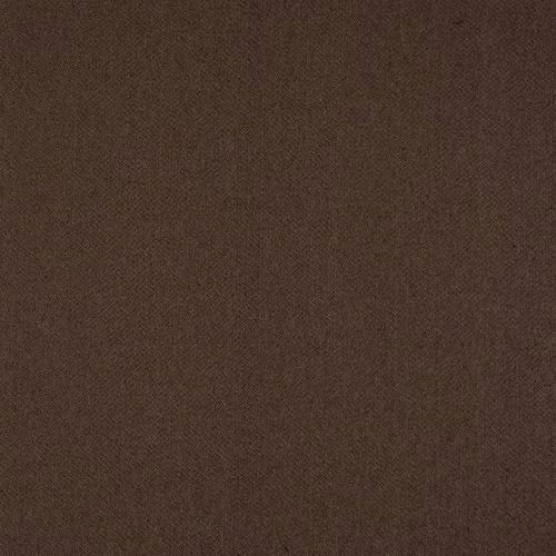Close-up of deep cocoa brown animal-pattern fabric with a fine textured weave