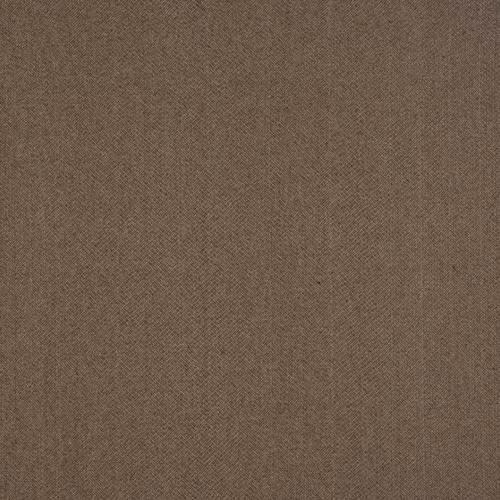 Close-up of warm taupe-brown tweed weave with fine textured surface
