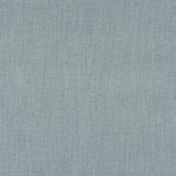 Soft duck egg blue plain weave fabric with subtle linen-like texture