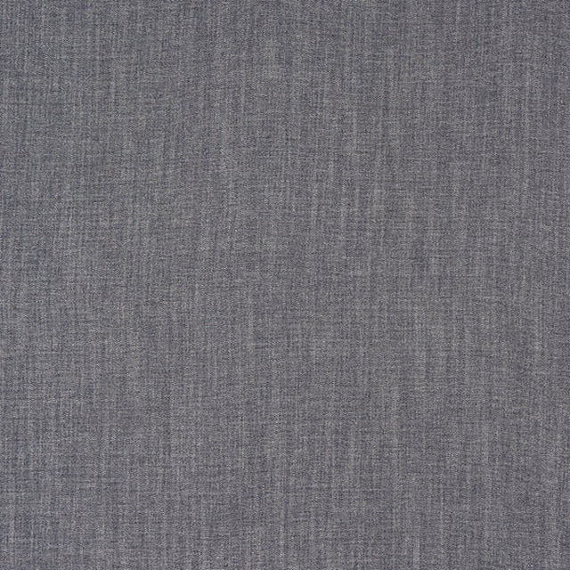 Soft heather grey woven fabric with fine vertical slub texture