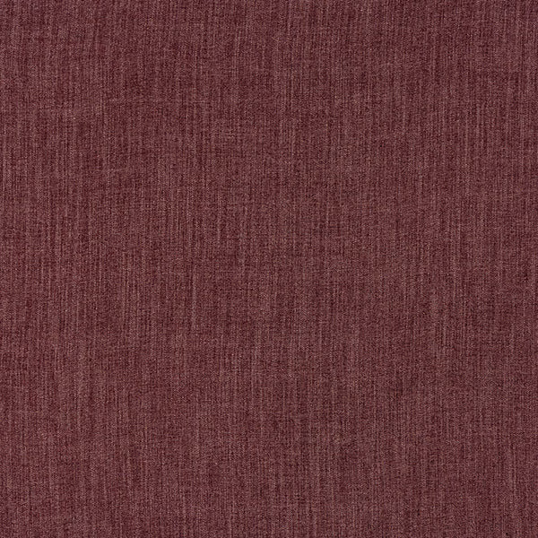 Close-up of a deep grape-plum plain weave fabric with subtle vertical texture