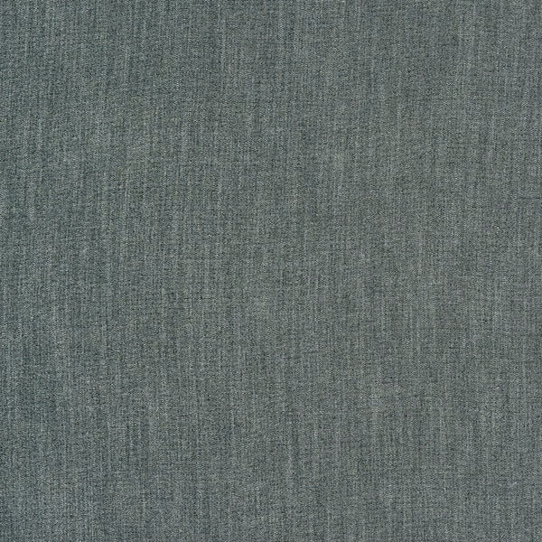 Muted jade green plain woven fabric with fine vertical slub texture