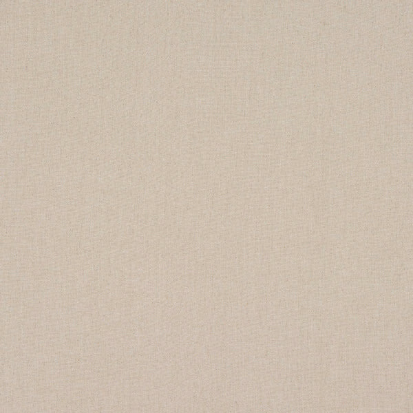 Pale oatmeal cream plain woven fabric with subtle linen-like texture