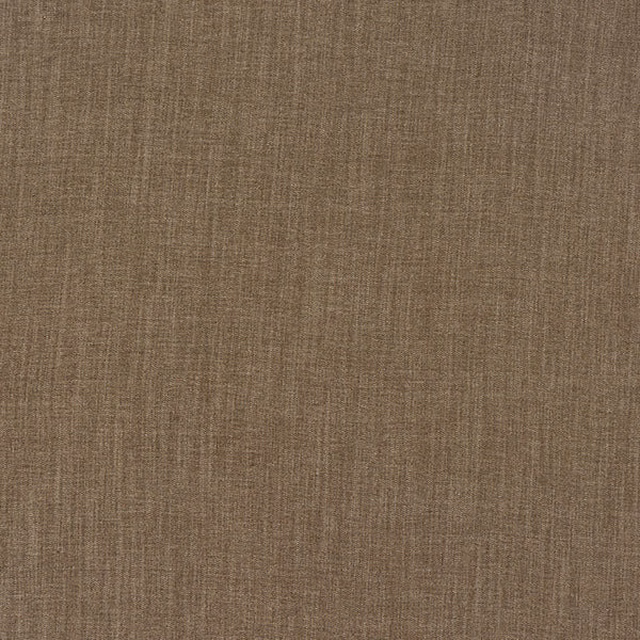 Warm praline-brown plain weave fabric with fine vertical slubbing
