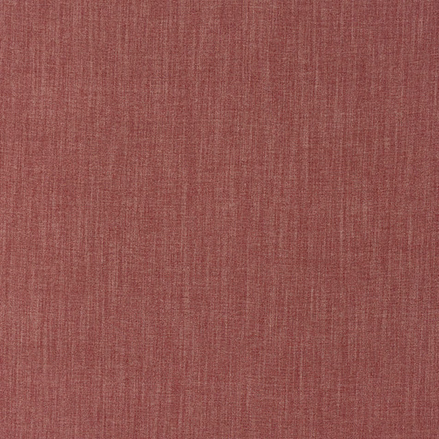 Dusty raspberry red woven fabric with fine vertical slub texture