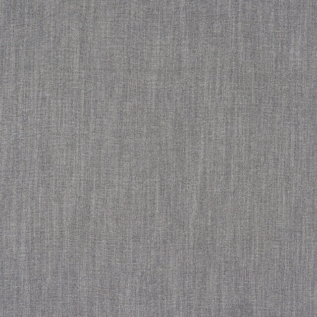 Soft heather grey plain weave fabric with fine linen-like texture