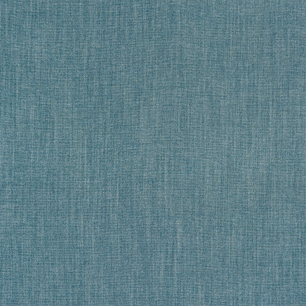 Muted teal plain woven fabric with a fine linen-like slub texture