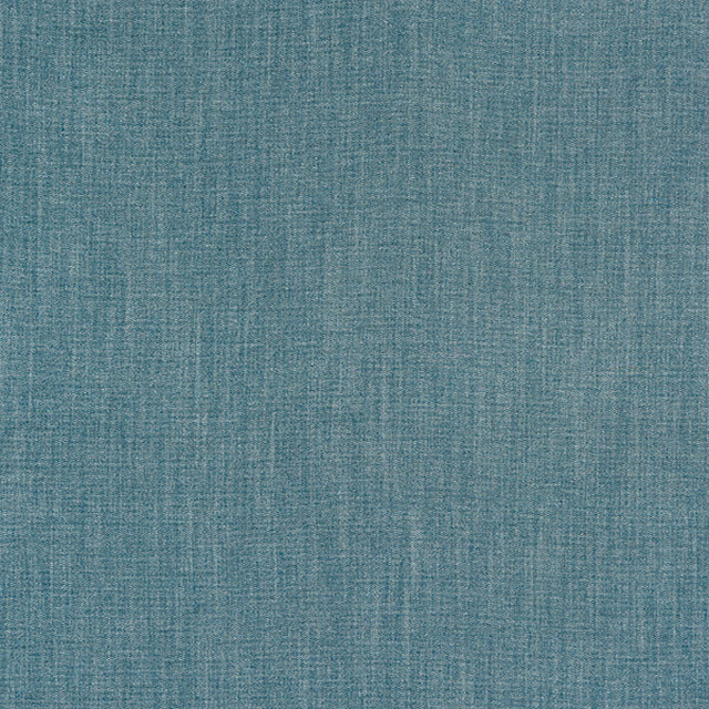 Muted teal plain woven fabric with a fine linen-like slub texture