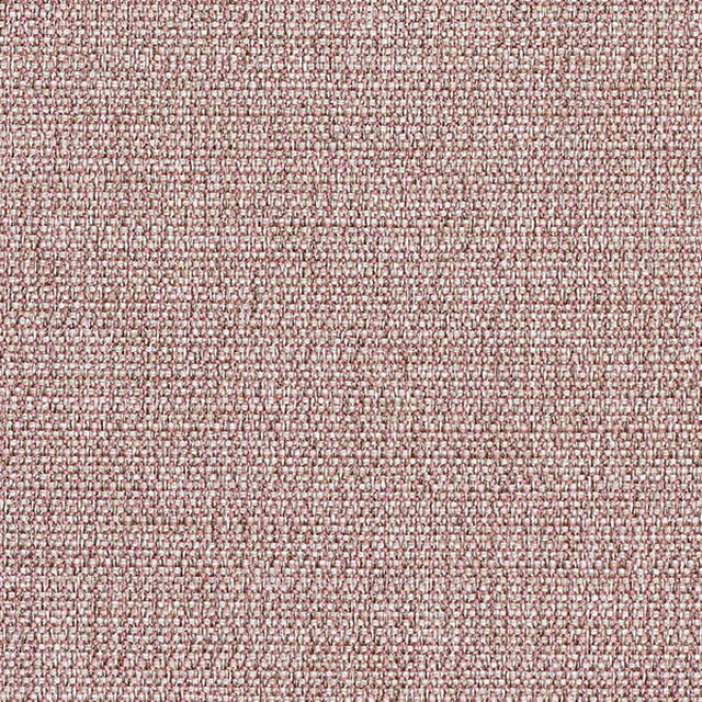 Dusky pink woven fabric swatch with fine cream flecks and a compact texture
